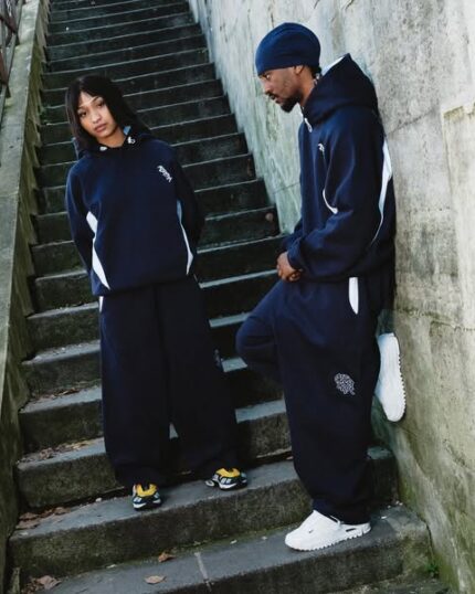 A Mertra Tracksuit Navy Blue