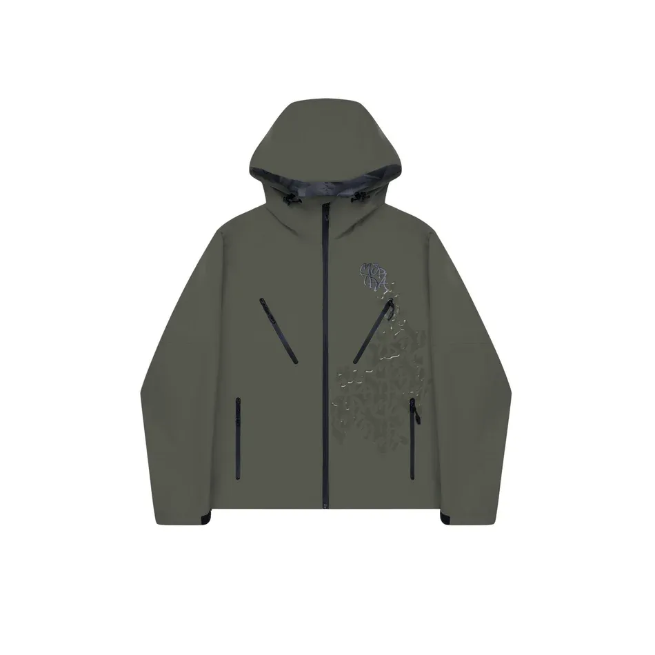 Mertra Monogram Shell Jacket Green Mertra Monogram Shell Jacket Green