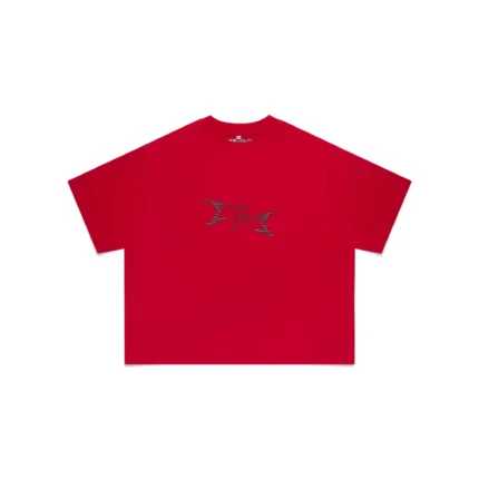 Mertra 3D Logo Tee Red