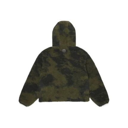 A Mertra Mertra Ninja Fleece Hoodie Moss Green