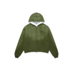 Mertra Fleece Lined Hood Green