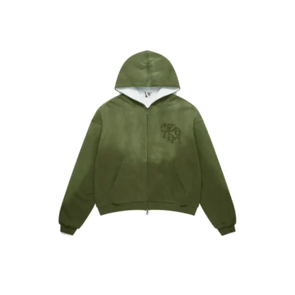 Mertra Fleece Lined Hood Green