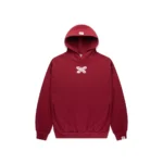 Mertra Logo Hood Red Velvet