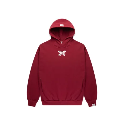 Mertra Logo Hood Red Velvet